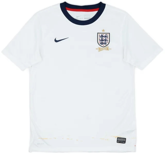 2013 England 150th Anniversary Home Shirt - 4/10 - (XL.Boys)