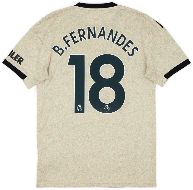 2019-20 Manchester United Away Shirt B.Fernandes #18 - 8/10 - (S)