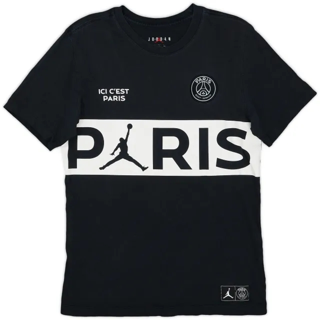 2019-20 Paris Saint-Germain Nike Jordan Cotton Tee - 8/10 - (S)