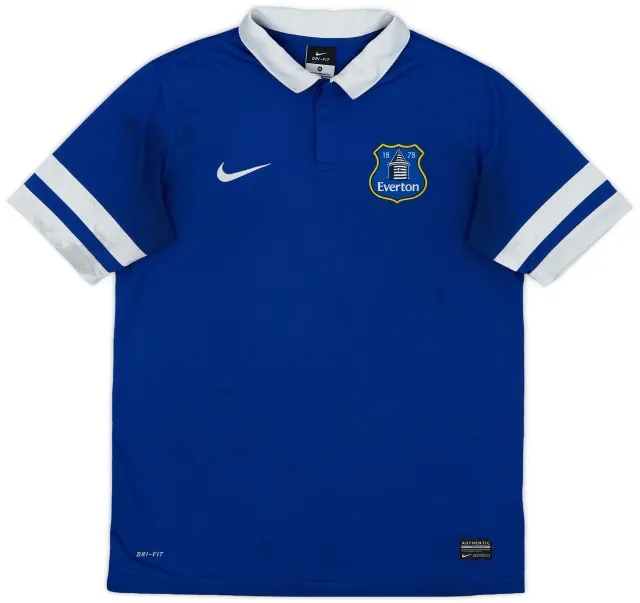 2013-14 Everton Home Shirt - 4/10 - (XL.Boys)