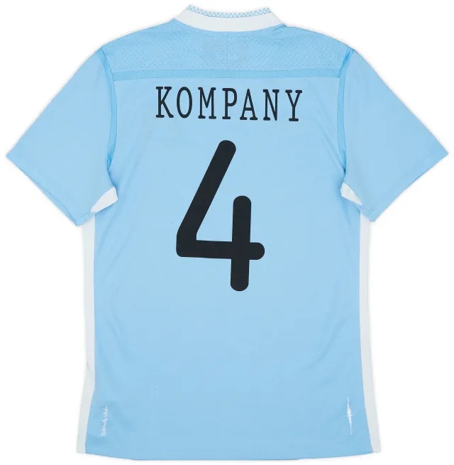2011-12 Manchester City Home Shirt Kompany #4 - 7/10 - (S)