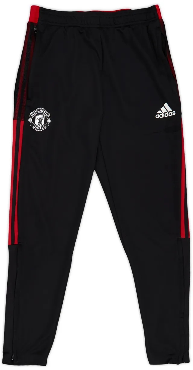 2021-22 Manchester United adidas Track Pants/Bottoms - 5/10 - (M)