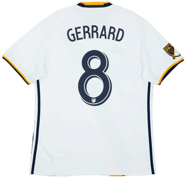 2016-17 LA Galaxy Home Shirt Gerrard #8 - 9/10 - (M)