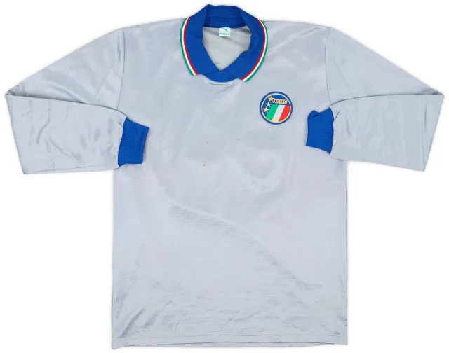 1986-90 Italy Match Issue GK Shirt #12