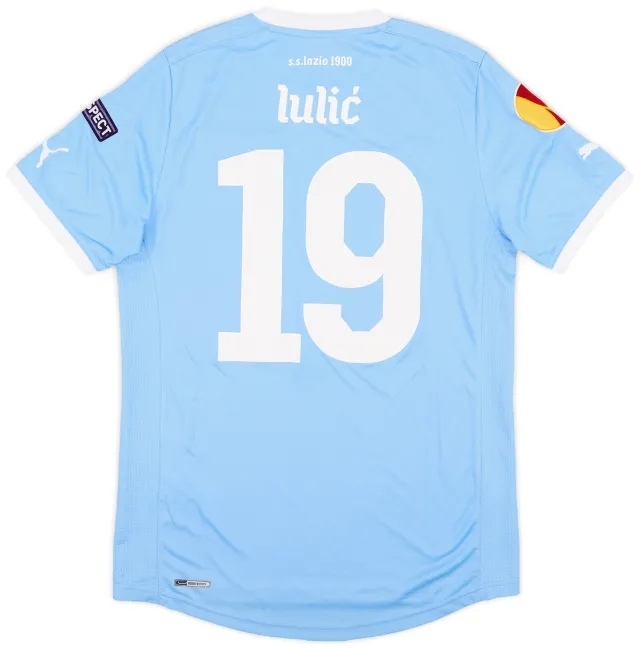 2011-12 Lazio Europa League Home Shirt Lulic #19 - 8/10 - (M)