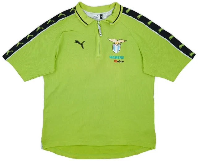 2002-03 Lazio Puma Staff Issue 1/4 Zip Polo Shirt - 7/10 - (XL)