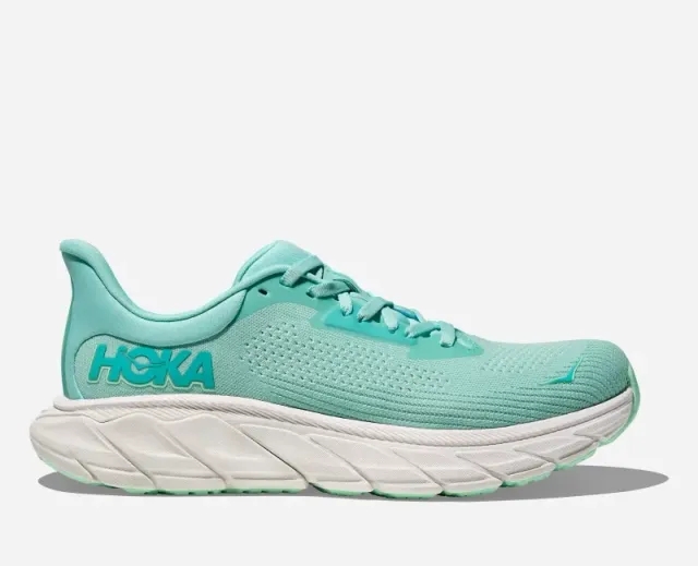 Hoka Women's Arahi 7 Road Running Shoes In Blue Spark/Snow Melt