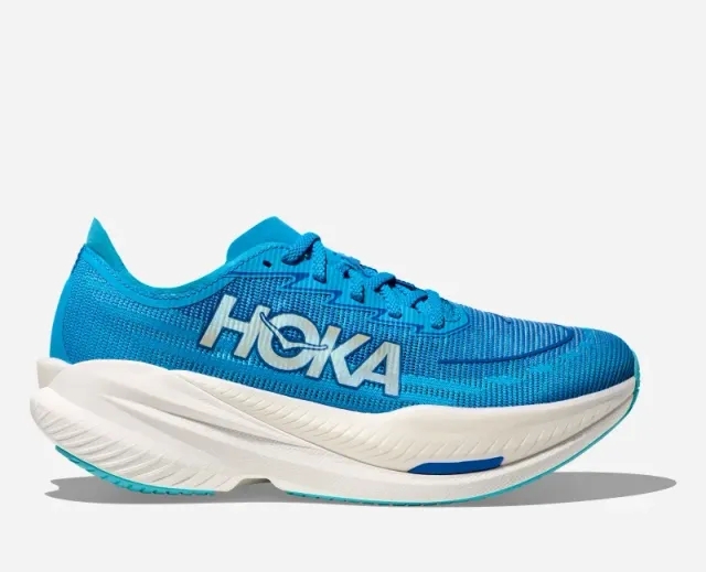Hoka Men's Mach X 2 Road Running Shoes In Skyward Blue/Electric Cobalt
