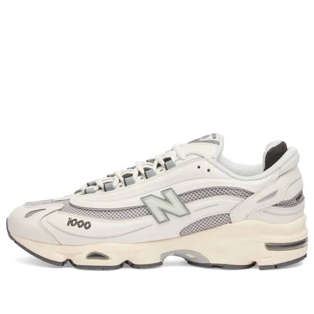 New Balance Unisex 1000 in White Suede/Mesh