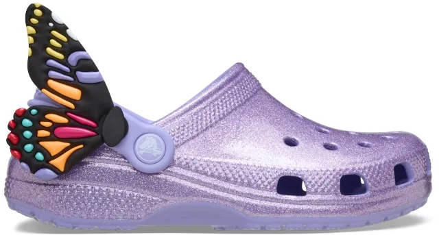 Crocs | Kids | Toddler Classic IAM Butterfly | Clogs | Mystic Purple | C4