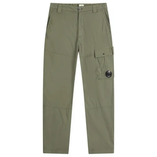 C.P. Company Men's Loose Cargo Pants Thyme