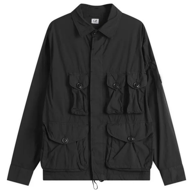 C.P. Company Men's Multi Pocket Shirt Jacket Black