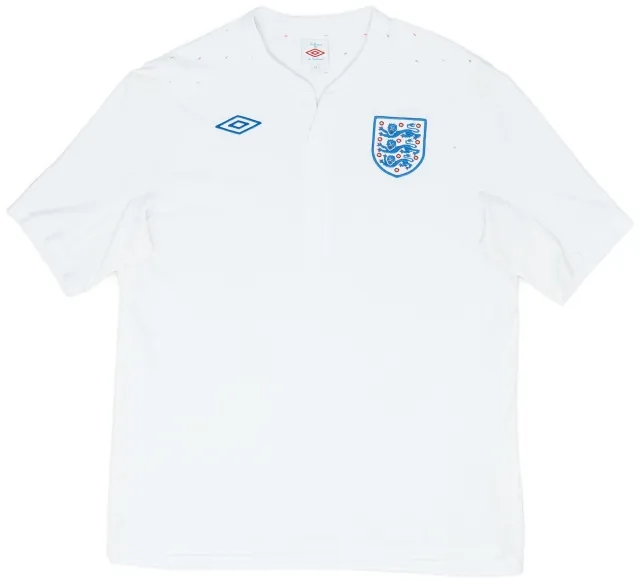 2010-11 England Home Shirt - 8/10 - (XL)