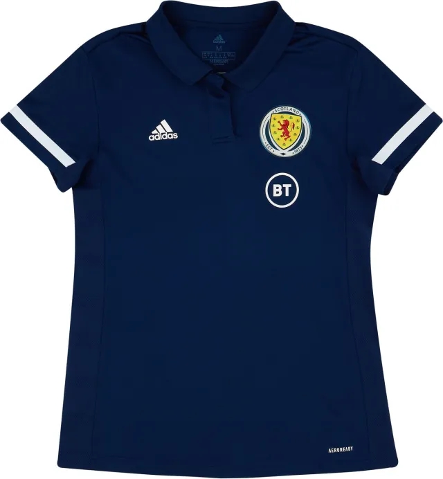 2019-20 Scotland adidas Polo T-Shirt - 5/10 - (Womens M)
