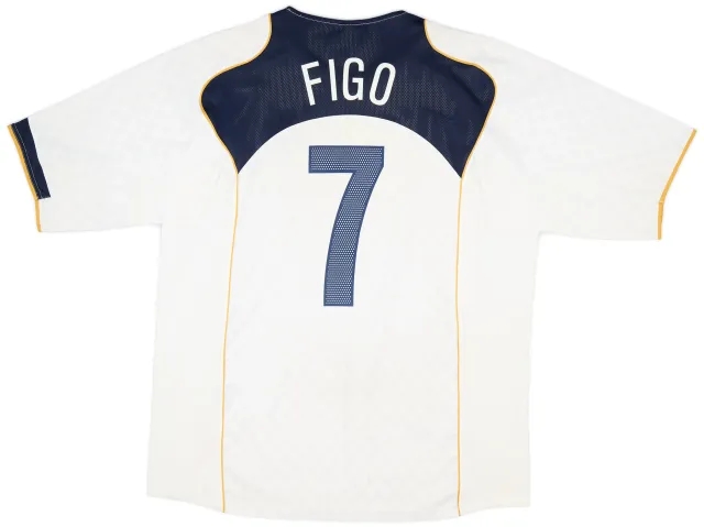 2004-06 Portugal Away Shirt Figo #7 - 7/10 - (XL)