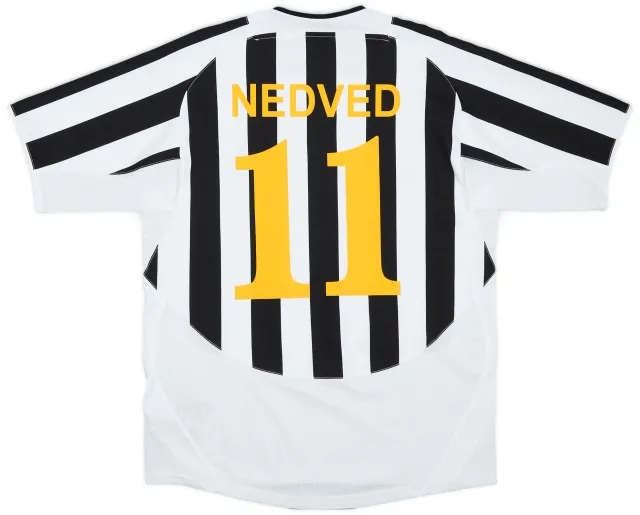 2003-04 Juventus Home Shirt Nedved #11 - 9/10 - (XL.Boys)