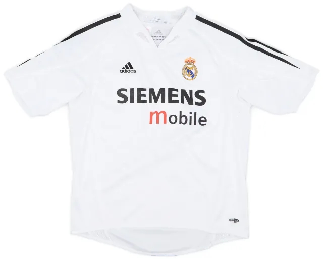 2004-05 Real Madrid Home Shirt - 7/10 - (M.Boys)
