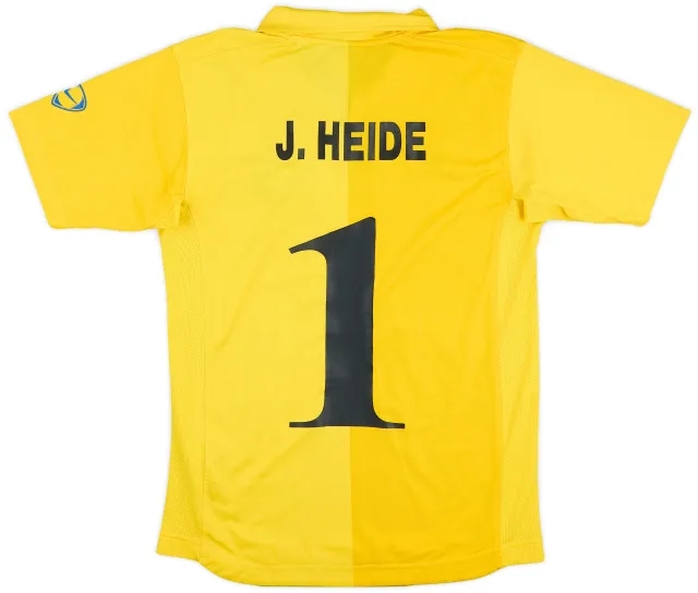 2007-08 OB Odense GK Shirt J. Heide #1 - 8/10 - (L.Boys)