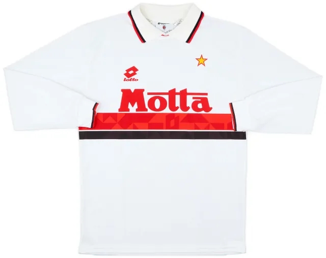 1993-94 AC Milan Away L/S Shirt - 8/10 - (S)