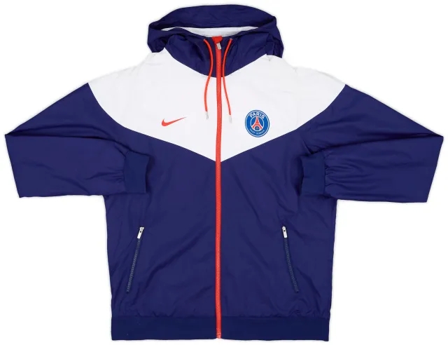 2018-19 Paris Saint-Germain Nike Hooded Track Jacket - 7/10 - (M)