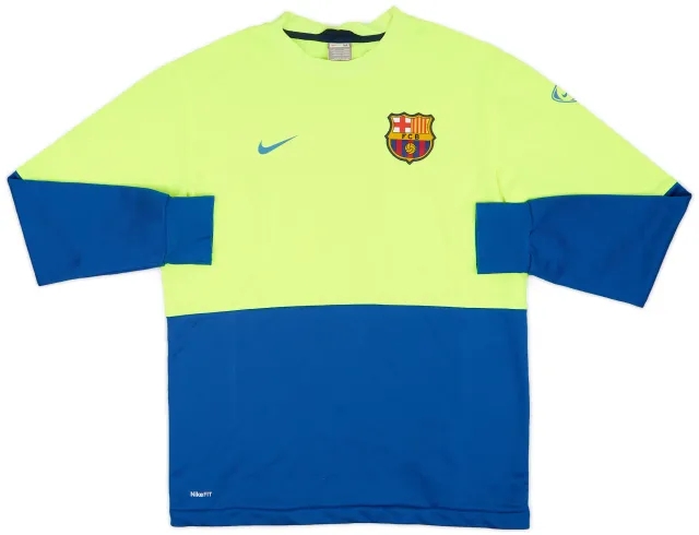 2009-10 Barcelona Nike Sweat Top - 8/10 - (M)
