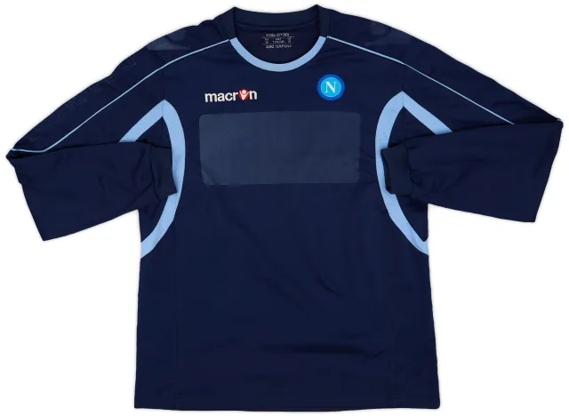 2010-11 Napoli Macron Sweat Top - 4/10 - (S)
