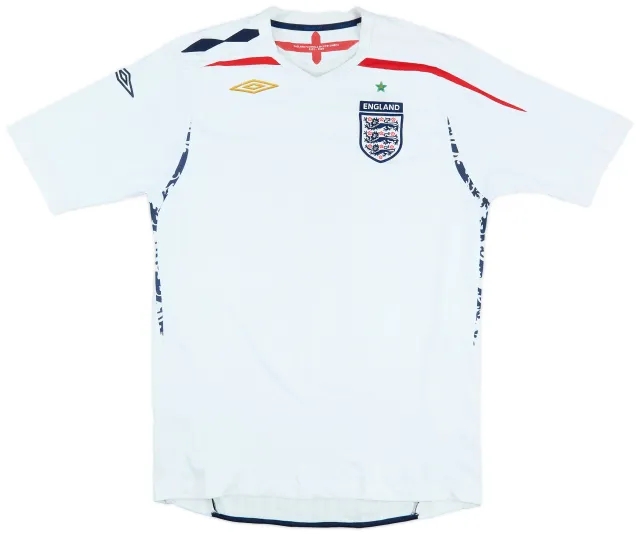 2007-09 England Home Shirt - 5/10 - (L)