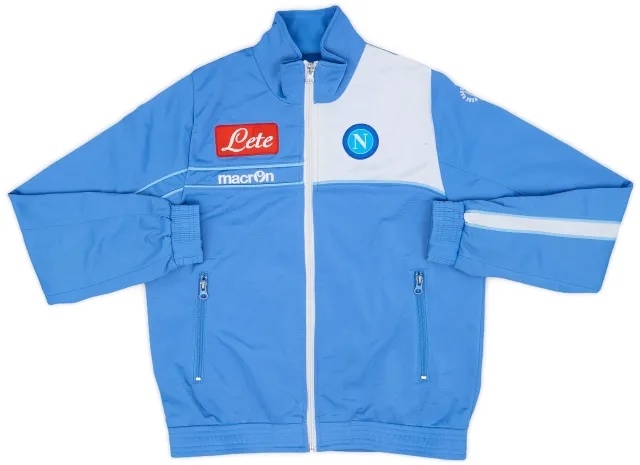 2011-12 Napoli Macron Track Jacket - 7/10 - (M.Boys)