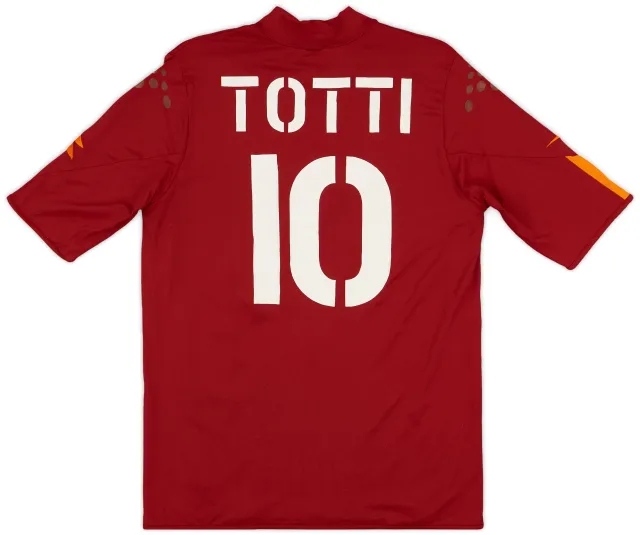 2005-06 Roma Home Shirt Totti #10 - 4/10 - (L)