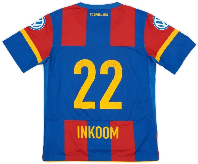 2010-12 FC Basel Home Shirt Inkoom #22 - 6/10 - (L.Boys)