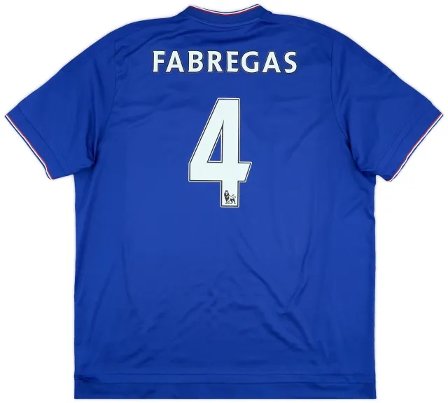 2015-16 Chelsea Home Shirt Fabregas #4 - 6/10 - (XXL)