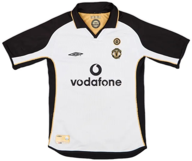 2001-02 Manchester United Centenary Away/Third Shirt - 4/10 - (S.Boys)