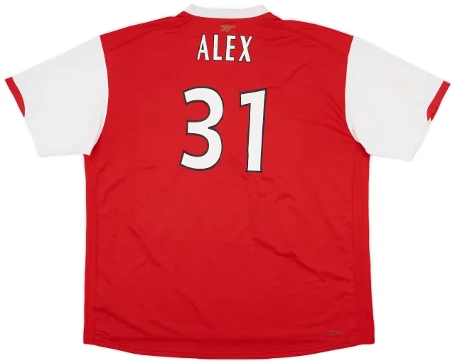 2006-08 Arsenal Home Shirt Alex #31 - 8/10 - (XXL)