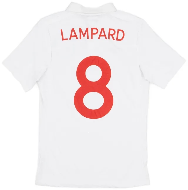 2009-10 England Home Shirt Lampard #8 - 3/10 - (S)