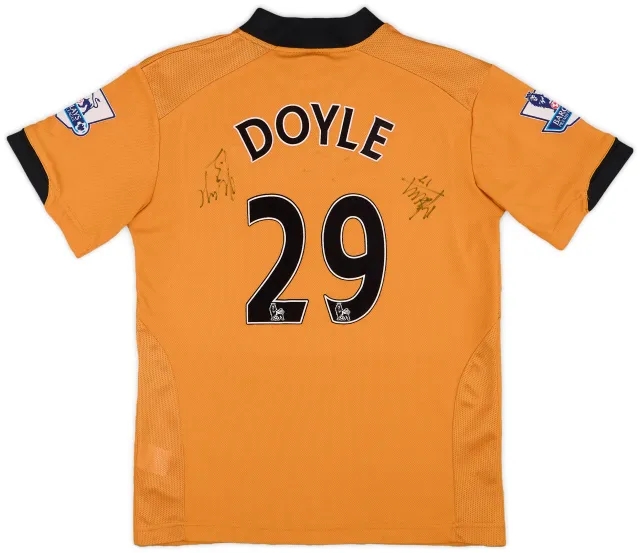 2009-10 Wolves Signed Home Shirt Doyle #29 - 6/10 - (XL.Boys)
