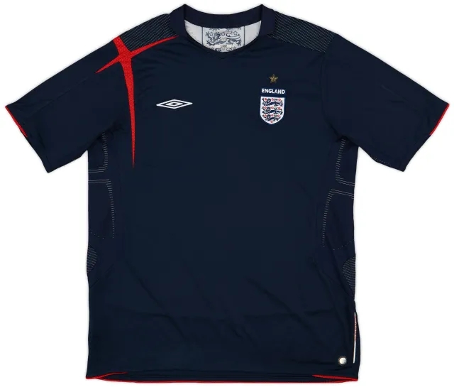 2005-06 England GK S/S Shirt - 8/10 - (XL)