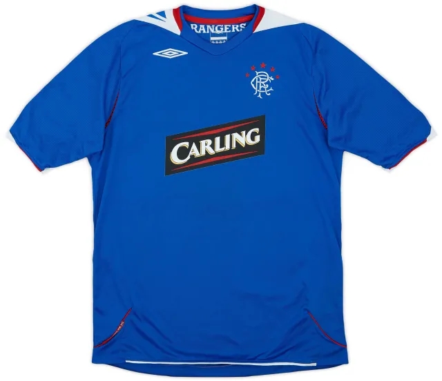 2006-07 Rangers Home Shirt - 7/10 - (XL.Boys)