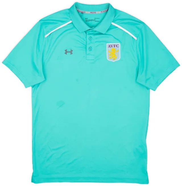 2017-18 Aston Villa Under Armour Polo Shirt - 6/10 - (L)