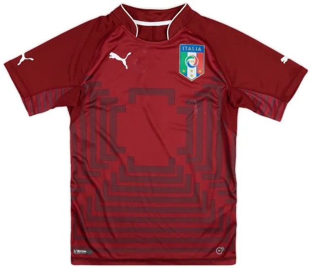 2014-15 Italy GK S/S Shirt - 7/10 - (S)