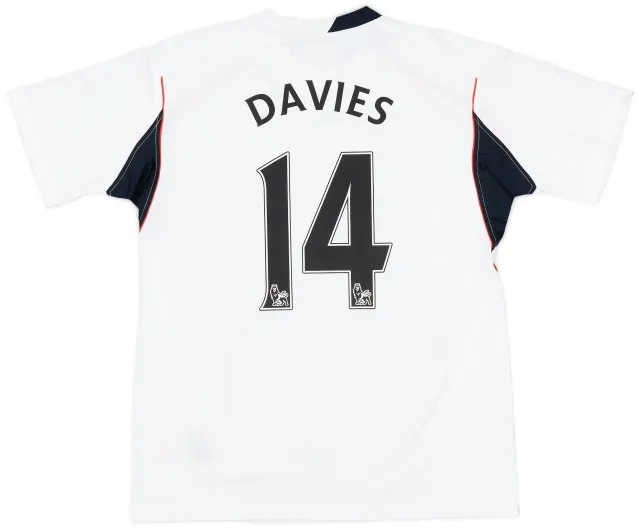 2007-08 Bolton Home Shirt Davies #14 (L)