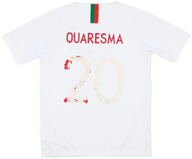 2018-19 Portugal Away Shirt Quaresma #20 - 4/10 - (XL.Boys)