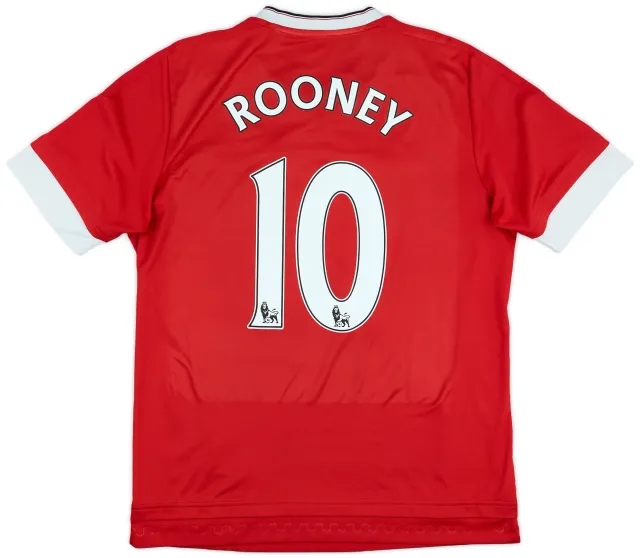2015-16 Manchester United Home Shirt Rooney #10 - 5/10 - (M)