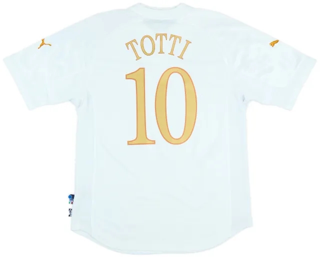 2004-06 Italy Away Shirt Totti #10 - 7/10 - (L)