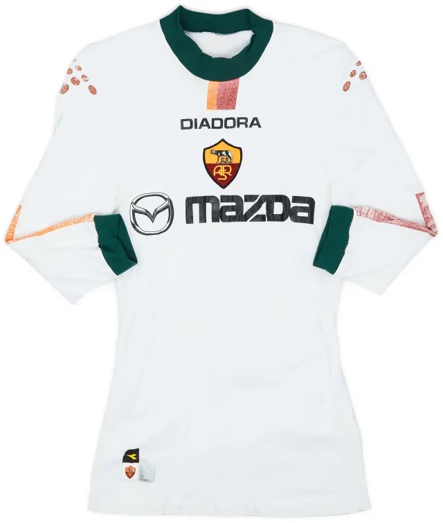 2004-05 Roma European Home L/S Shirt - 5/10 - (S/M)