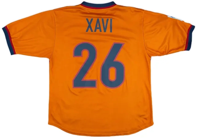 1998-00 Barcelona Third Shirt Xavi #26 - 9/10 - (M)