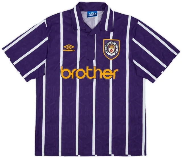 1993-94 Manchester City Away Shirt - 9/10 - (L)