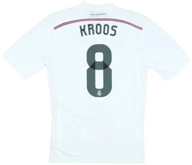 2014-15 Real Madrid Home Shirt Kroos #8 - 8/10 - (M)