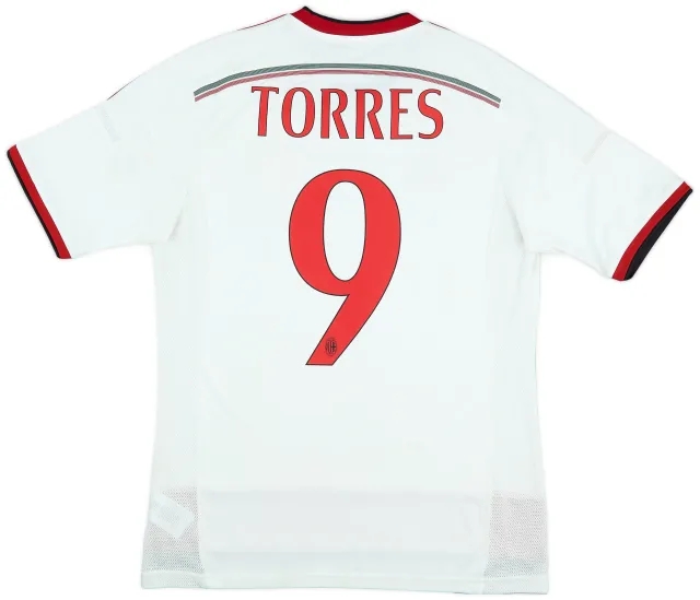 2014-15 AC Milan Away Shirt Torres #9 - 6/10 - (M)