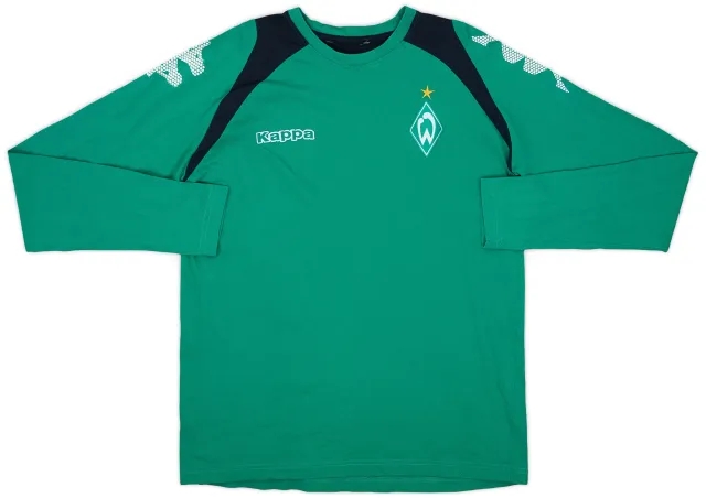 2008-09 Werder Bremen Kappa L/S Cotton Tee - 8/10 - (L)