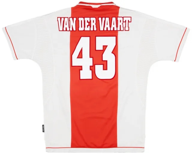 1999-00 Ajax Home Shirt Van Der Vaart #43 - 8/10 - (XL)